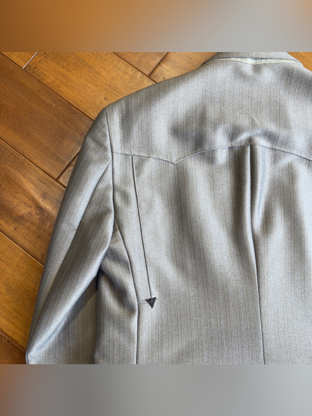 Silverado USA Light Gray Men’s Blazer Jacket - Two-Button Sport Coat - Picture 7 of 14